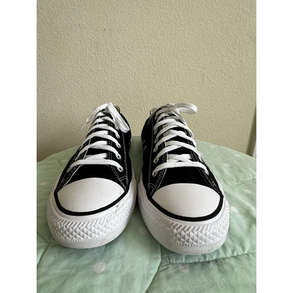 Converse Chuck Taylor All Star Low Top Sneakers Black/White M9166 size 12